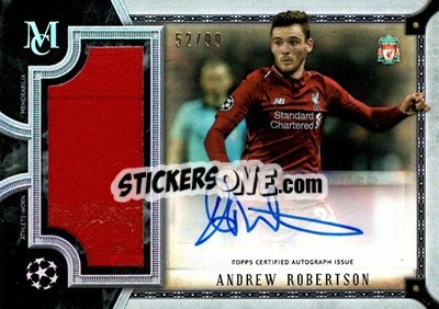 Sticker Andrew Robertson - UEFA Champions League Museum Collection 2018-2019 n. AJR-AR - Topps
