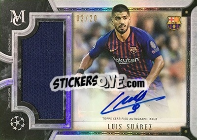 Sticker Luis Suárez - UEFA Champions League Museum Collection 2018-2019 n. AJR-LS - Topps