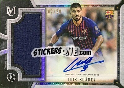 Figurina Luis Suárez - UEFA Champions League Museum Collection 2018-2019 - Topps