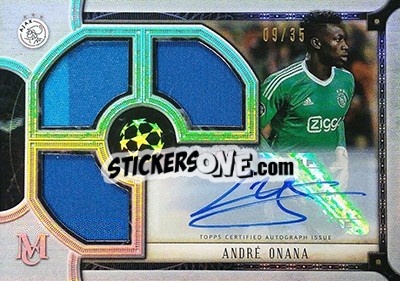 Sticker André Onana - UEFA Champions League Museum Collection 2018-2019 - Topps