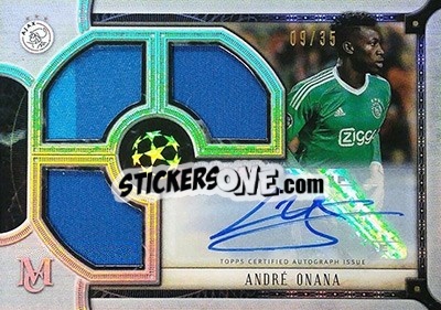Sticker André Onana - UEFA Champions League Museum Collection 2018-2019 n. STRA-AO - Topps