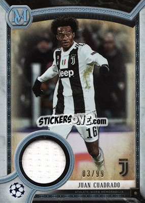 Sticker Juan Cuadrado - UEFA Champions League Museum Collection 2018-2019 n. MMSR-JC - Topps