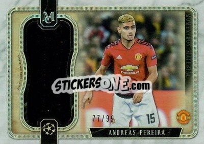 Sticker Andreas Pereira - UEFA Champions League Museum Collection 2018-2019 n. MMJR-AP - Topps