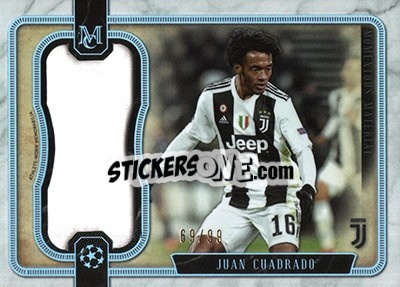 Sticker Juan Cuadrado - UEFA Champions League Museum Collection 2018-2019 n. MMJR-JC - Topps