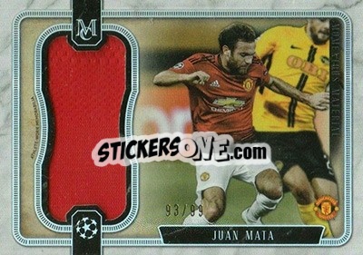 Sticker Juan Mata - UEFA Champions League Museum Collection 2018-2019 n. MMJR-JMA - Topps