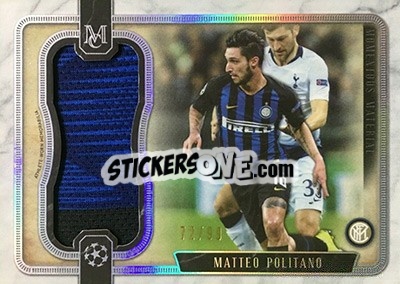 Sticker Matteo Politano - UEFA Champions League Museum Collection 2018-2019 n. MMJR-MP - Topps