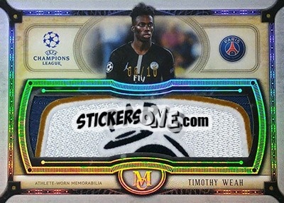 Sticker Timothy Weah - UEFA Champions League Museum Collection 2018-2019 n. MMPR-TW - Topps