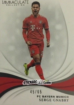 Sticker Serge Gnabry - Immaculate Soccer 2018-2019 n. 9 - Panini
