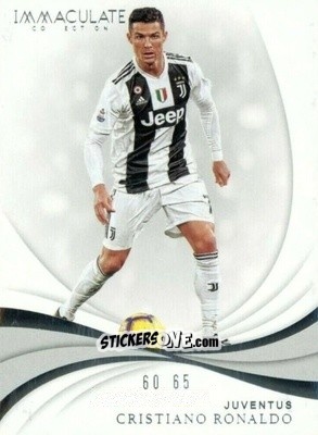 Sticker Cristiano Ronaldo - Immaculate Soccer 2018-2019 n. 29 - Panini