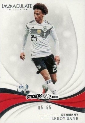 Sticker Leroy Sane - Immaculate Soccer 2018-2019 n. 31 - Panini