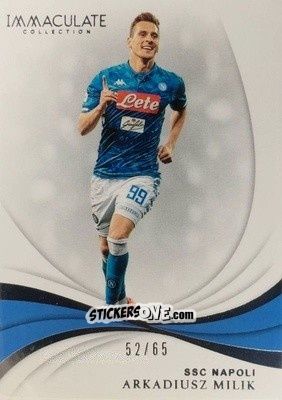 Sticker Arkadiusz Milik - Immaculate Soccer 2018-2019 n. 37 - Panini