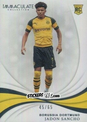 Sticker Jadon Sancho - Immaculate Soccer 2018-2019 n. 53 - Panini