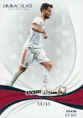 Sticker Suso - Immaculate Soccer 2018-2019 n. 54 - Panini