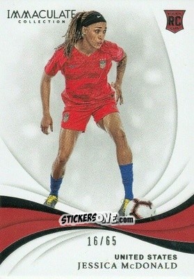 Sticker Jessica McDonald - Immaculate Soccer 2018-2019 n. 58 - Panini