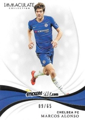 Sticker Marcos Alonso - Immaculate Soccer 2018-2019 n. 63 - Panini