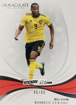 Sticker Romelu Lukaku - Immaculate Soccer 2018-2019 n. 77 - Panini