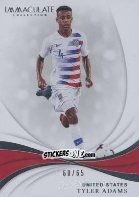 Sticker Tyler Adams - Immaculate Soccer 2018-2019 n. 80 - Panini