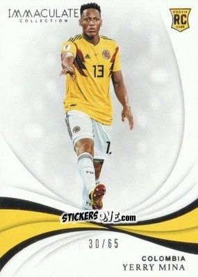 Sticker Yerry Mina - Immaculate Soccer 2018-2019 n. 86 - Panini