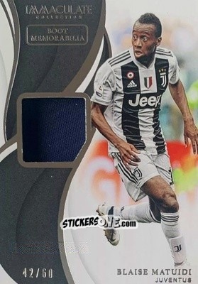 Sticker Blaise Matuidi - Immaculate Soccer 2018-2019 n. BM-BM - Panini