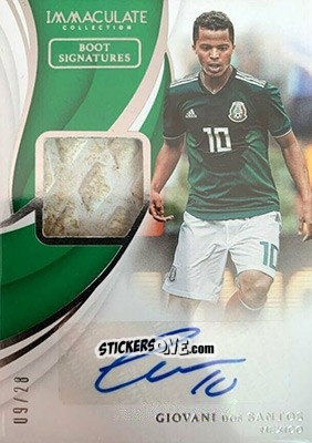 Sticker Giovani Dos Santos - Immaculate Soccer 2018-2019 n. BS-GS - Panini