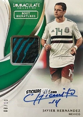 Sticker Javier Hernandez - Immaculate Soccer 2018-2019 n. BS-JH - Panini