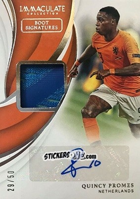 Sticker Quincy Promes - Immaculate Soccer 2018-2019 n. BS-QP - Panini