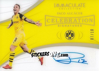 Sticker Paco Alcacer - Immaculate Soccer 2018-2019 n. CS-PA - Panini