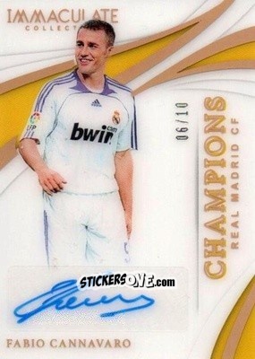 Sticker Fabio Cannavaro - Immaculate Soccer 2018-2019 n. CH-FC - Panini