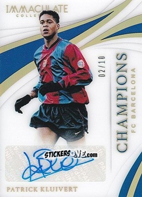 Sticker Patrick Kluivert - Immaculate Soccer 2018-2019 n. CH-PK - Panini
