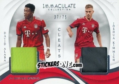 Sticker David Alaba / Joshua Kimmich - Immaculate Soccer 2018-2019 n. CC-AK - Panini