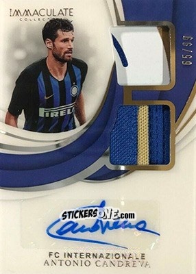 Sticker Antonio Candreva - Immaculate Soccer 2018-2019 n. DA-AC - Panini
