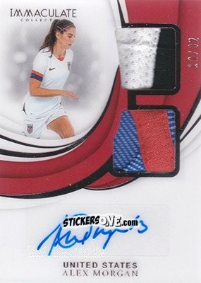 Figurina Alex Morgan - Immaculate Soccer 2018-2019 n. DA-AM - Panini