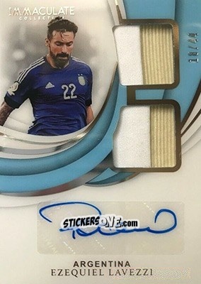 Sticker Ezequiel Lavezzi - Immaculate Soccer 2018-2019 n. DA-EL - Panini