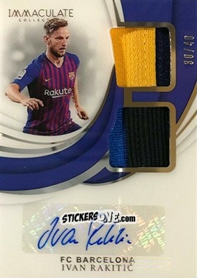 Sticker Ivan Rakitic - Immaculate Soccer 2018-2019 n. DA-IR - Panini