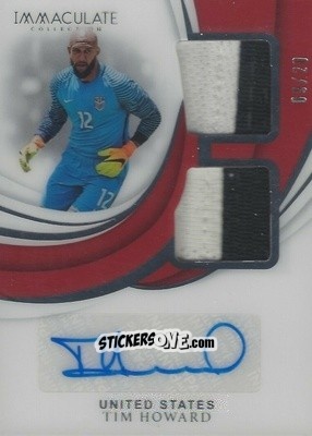 Sticker Tim Howard - Immaculate Soccer 2018-2019 n. DA-TH - Panini