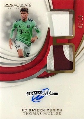 Sticker Thomas Muller - Immaculate Soccer 2018-2019 n. DA-TM - Panini