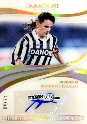 Sticker Roberto Baggio - Immaculate Soccer 2018-2019 n. HS-RB - Panini