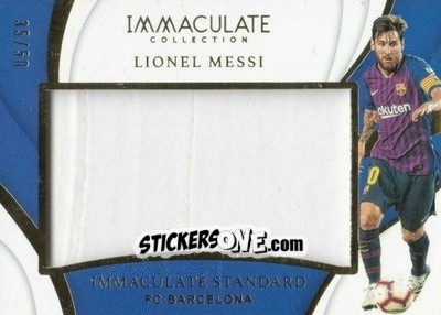 Sticker Lionel Messi - Immaculate Soccer 2018-2019 n. IS-LM - Panini