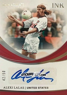 Sticker Alexi Lalas - Immaculate Soccer 2018-2019 n. I-AL - Panini