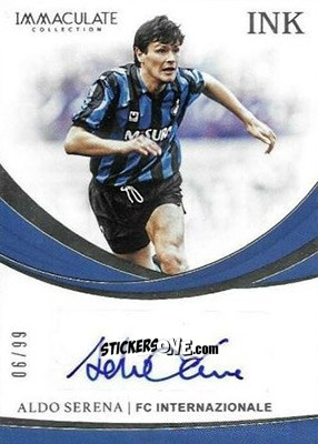 Sticker Aldo Serena - Immaculate Soccer 2018-2019 n. I-AS - Panini