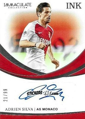 Sticker Adrien Silva - Immaculate Soccer 2018-2019 n. I-ASI - Panini