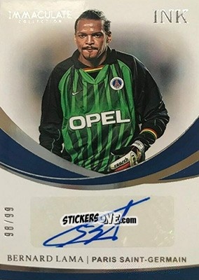 Sticker Bernard Lama - Immaculate Soccer 2018-2019 n. I-BL - Panini