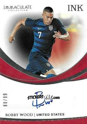Sticker Bobby Wood - Immaculate Soccer 2018-2019 n. I-BW - Panini