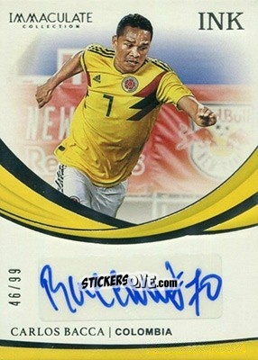 Sticker Carlos Bacca - Immaculate Soccer 2018-2019 n. I-CB - Panini