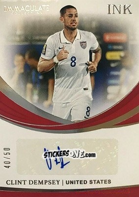 Sticker Clint Dempsey - Immaculate Soccer 2018-2019 n. I-CD - Panini