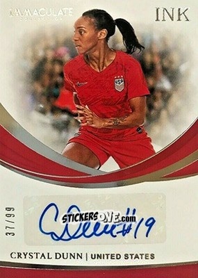 Sticker Crystal Dunn - Immaculate Soccer 2018-2019 n. I-CDN - Panini
