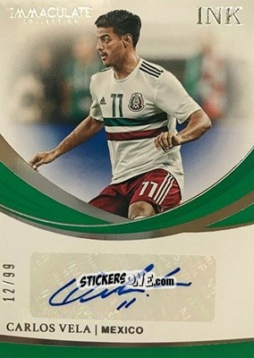Sticker Carlos Vela - Immaculate Soccer 2018-2019 n. I-CVE - Panini