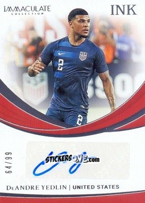 Sticker DeAndre Yedlin - Immaculate Soccer 2018-2019 n. I-DAY - Panini
