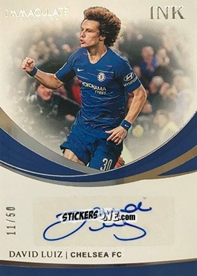 Sticker David Luiz - Immaculate Soccer 2018-2019 n. I-DL - Panini