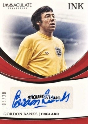 Sticker Gordon Banks - Immaculate Soccer 2018-2019 n. I-GBN - Panini